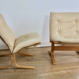 Pair of Siesta armchairs, Ingmar Relling, Westnofa, Norway, 1970s