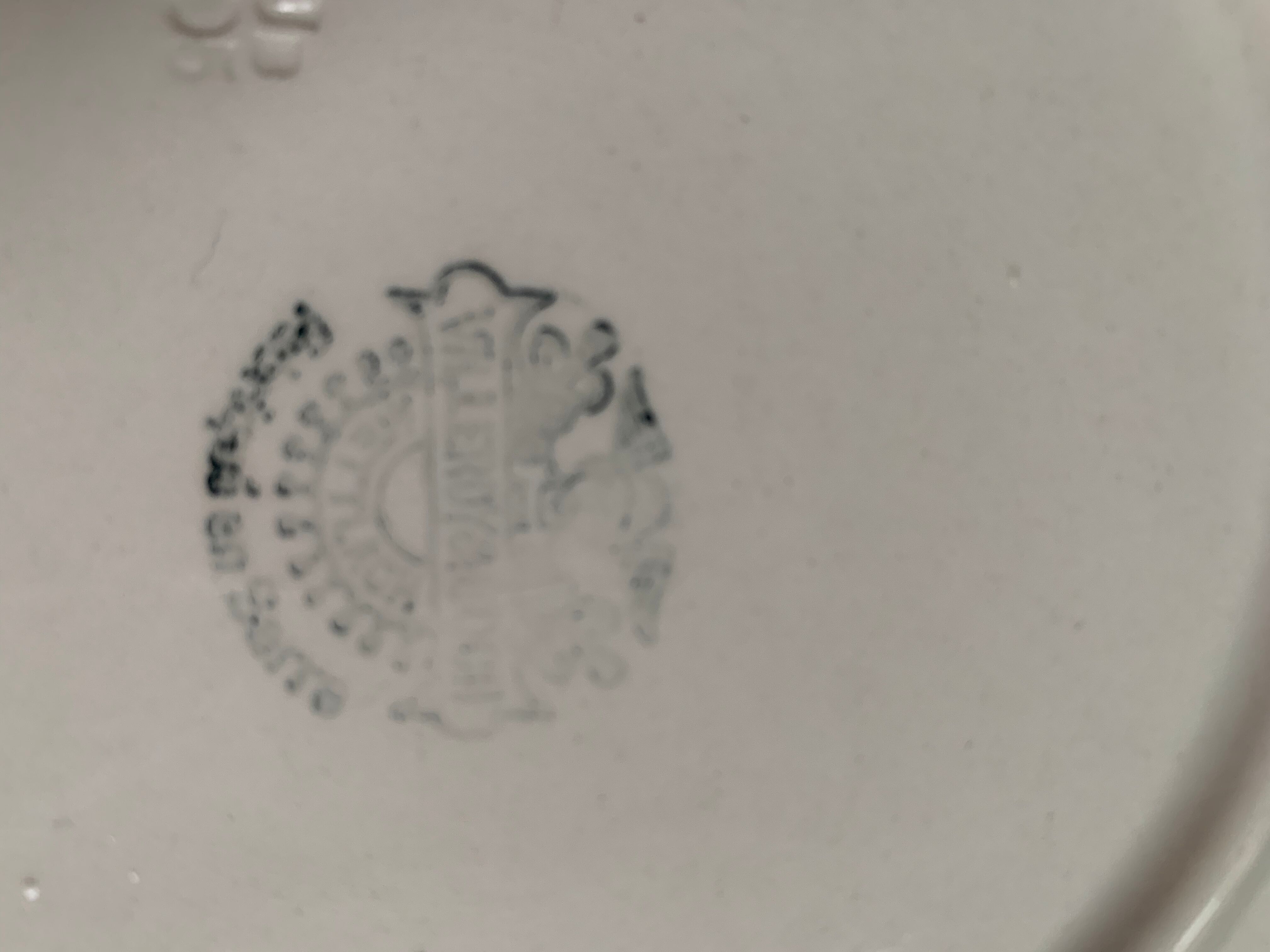 Set of 6 plates with white starter or dessert Manoir from Villeroy & Boch