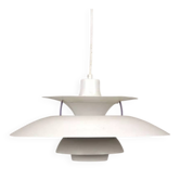 White PH5 Suspension – Poul Henningsen – Aluminium – Denmark, 1980s