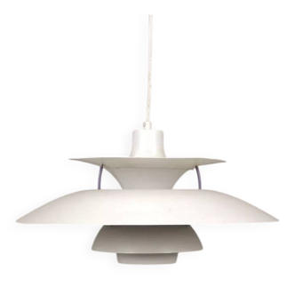 White PH5 Suspension – Poul Henningsen – Aluminium – Denmark, 1980s