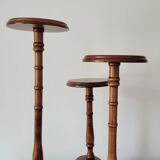 Bamboo faux plant holder