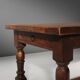 20th Century French Rustic oak Dining Table