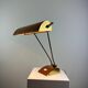JUMO desk lamp in brass and leather by Eileen Grey, 1930