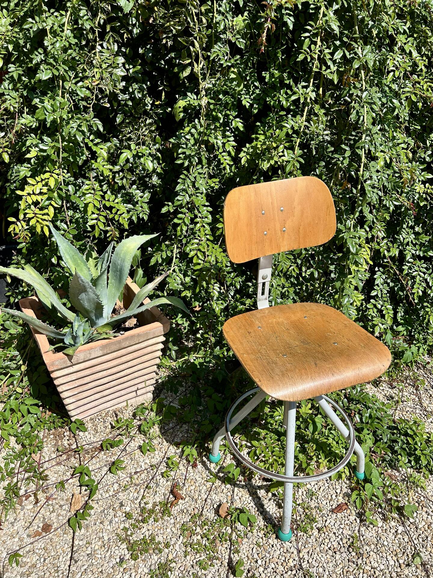 Chaise d’atelier vintage