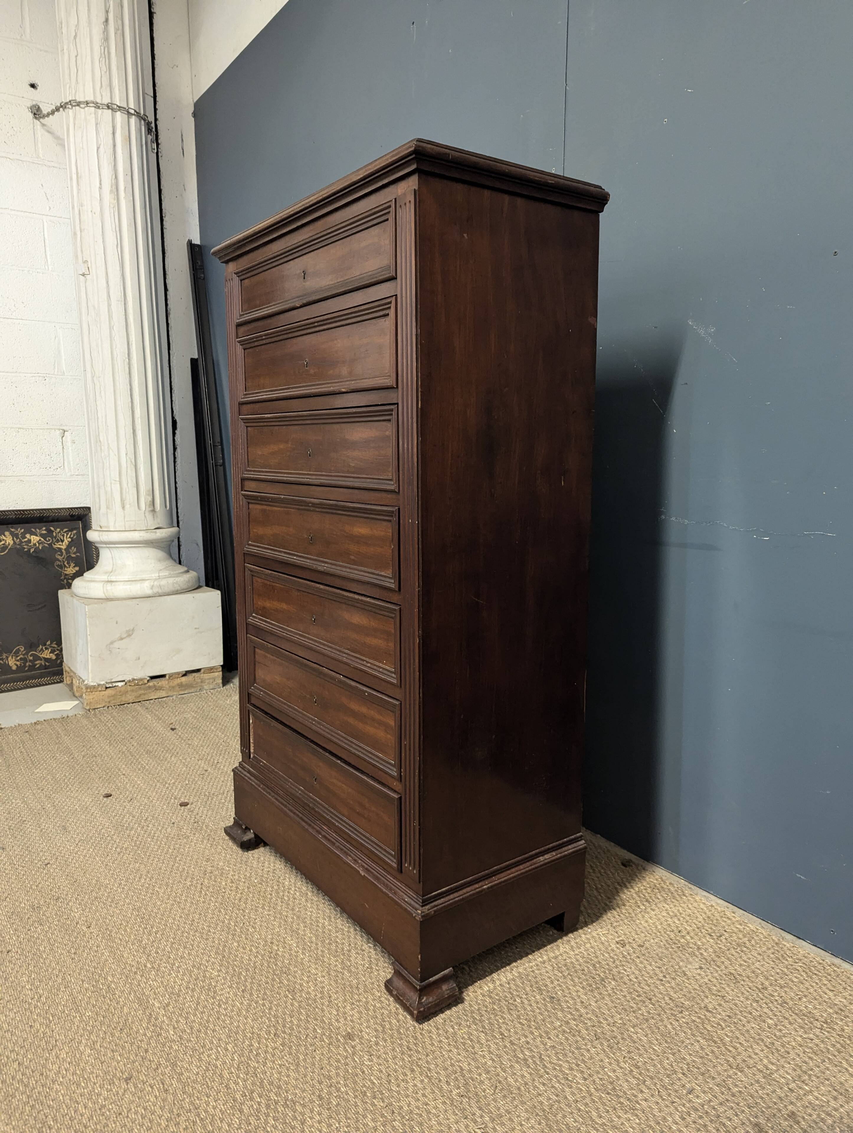 Louis Philippe period mahogany chest of drawers
