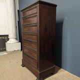 Louis Philippe period mahogany chest of drawers