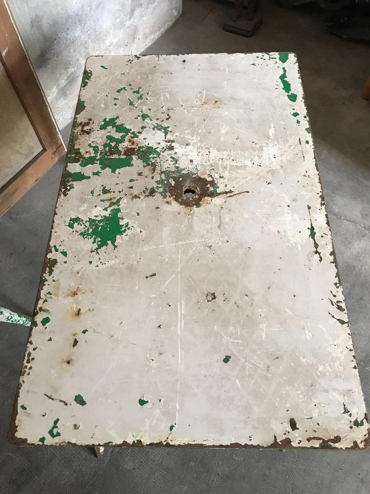 Paire de tables de jardin Tolix françaises