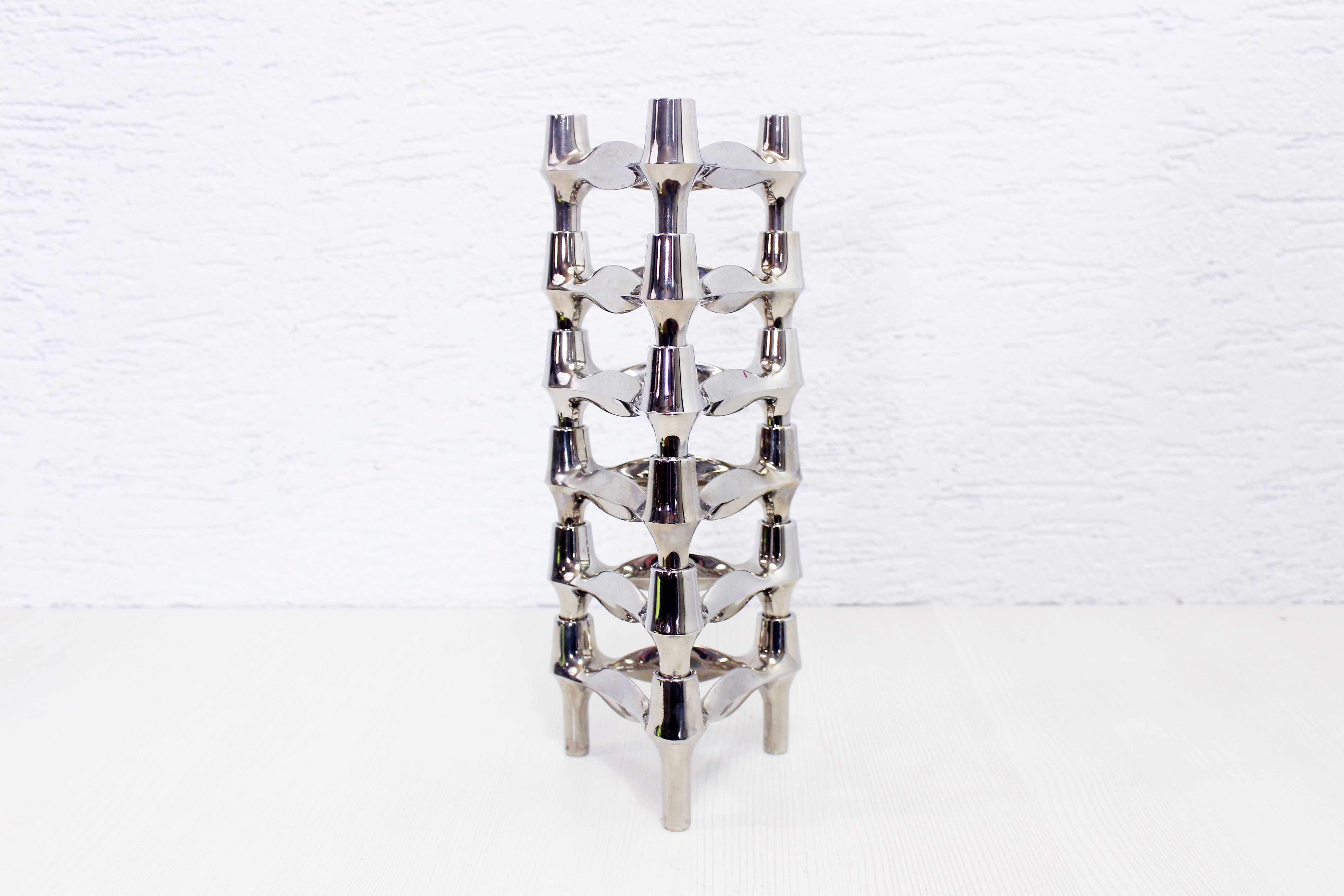 Modular BMF candle holders by Fritz Nagel