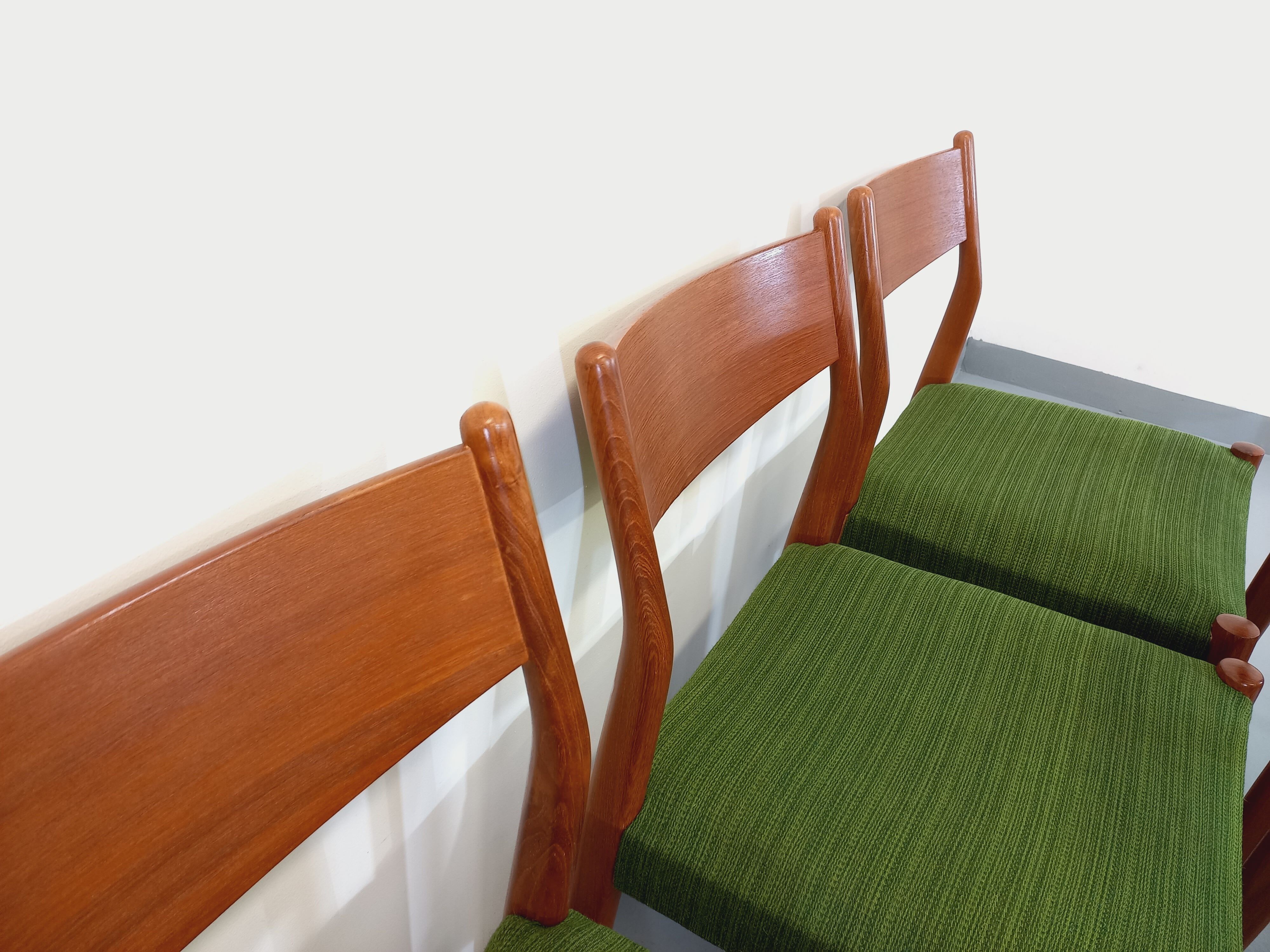 Suite of 6 scandinavian chairs Cees Braakman 50/60s