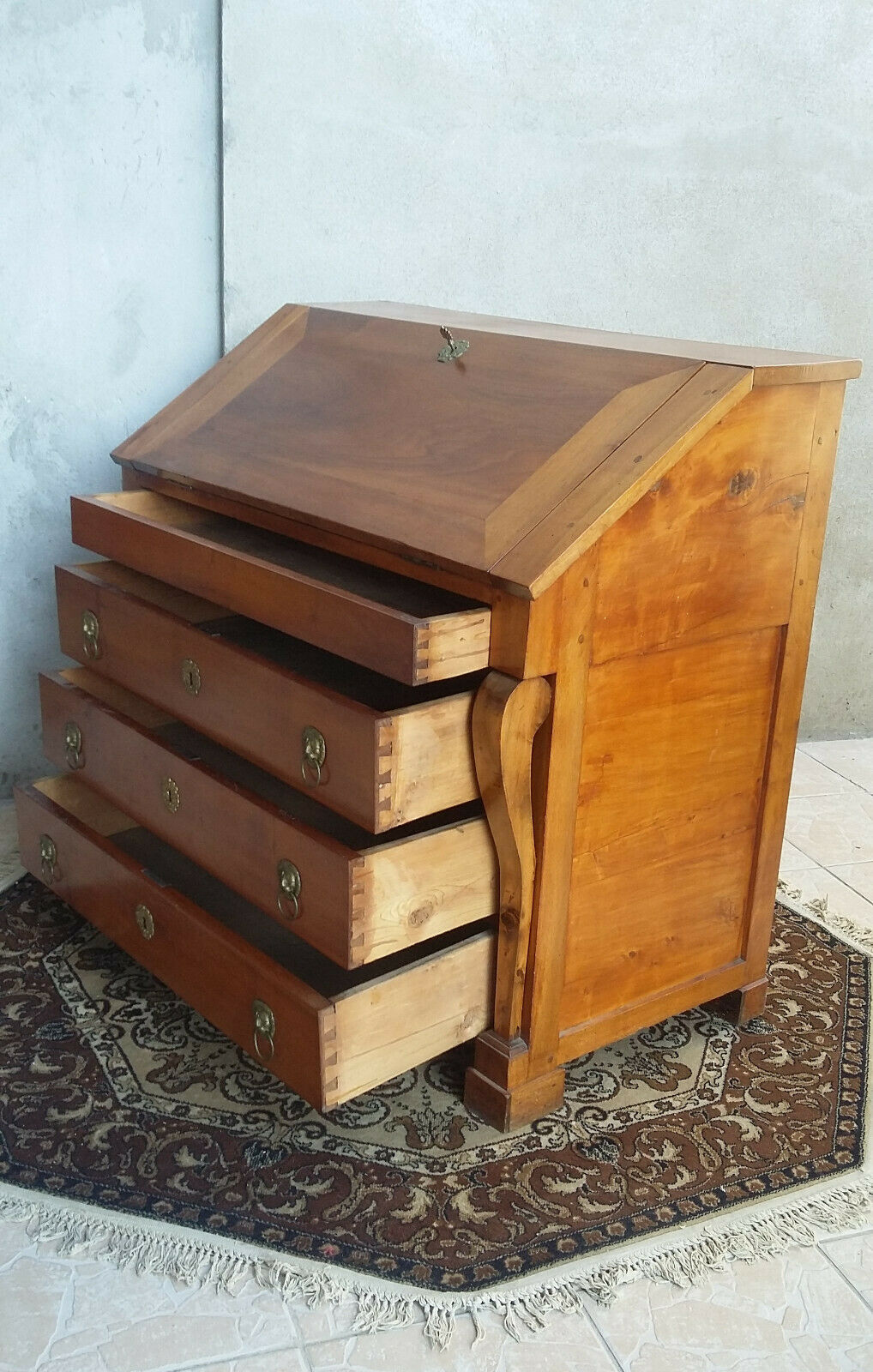 Office scriban empire in mahogany