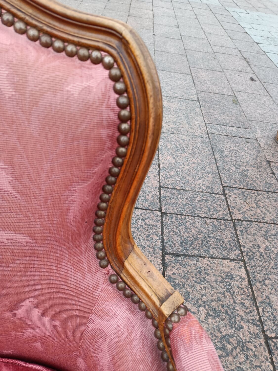 Pair of antique armchairs louis xv style