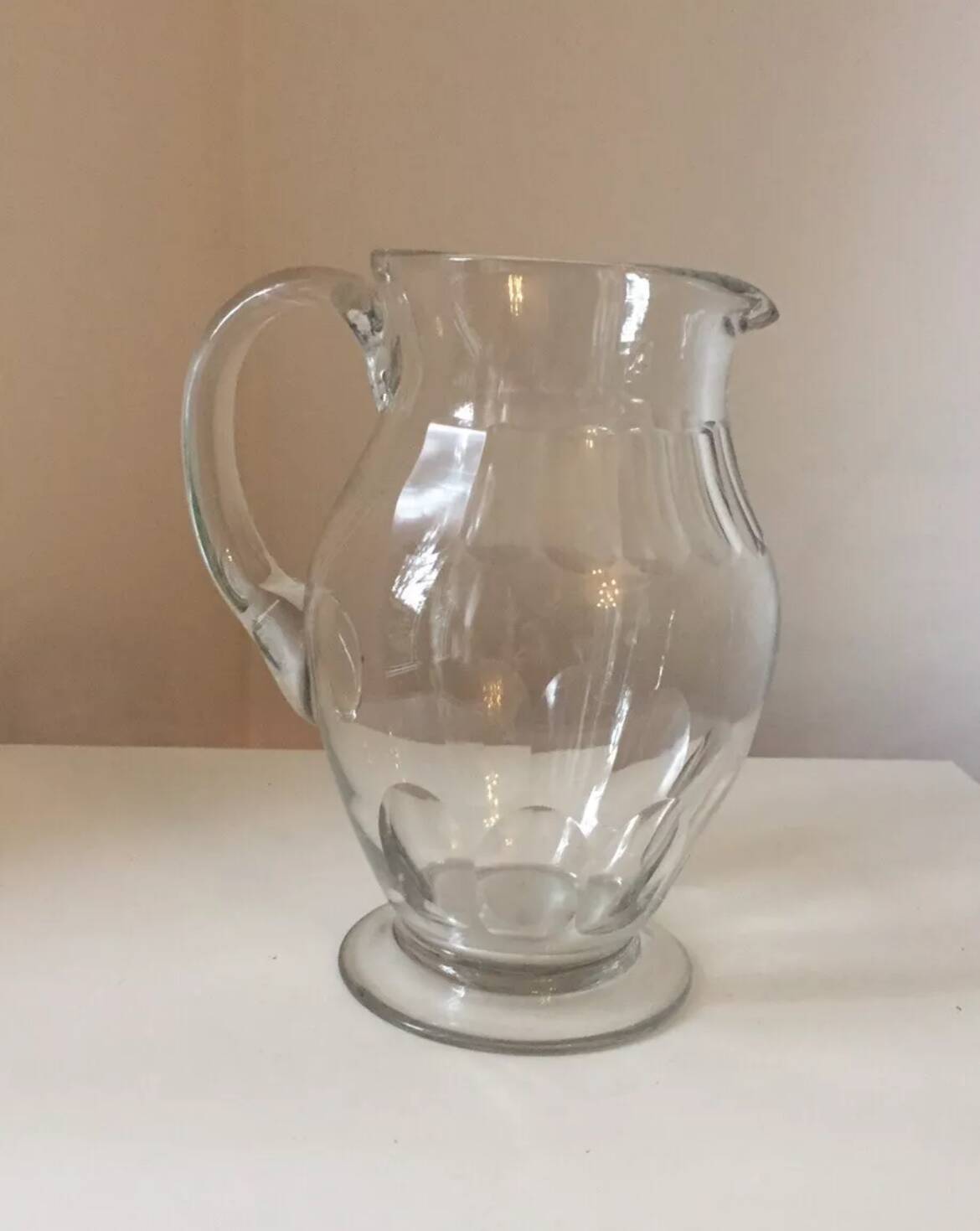 Ancienne belle Carafe Cruche en Cristal