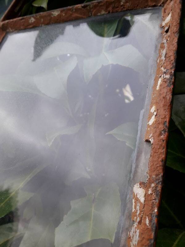 Industrial arched metal windows L73xH110 19th century glass roof