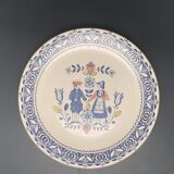 Assiette en grès (fabrication anglaise)