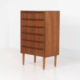 Chest of drawers in teak
