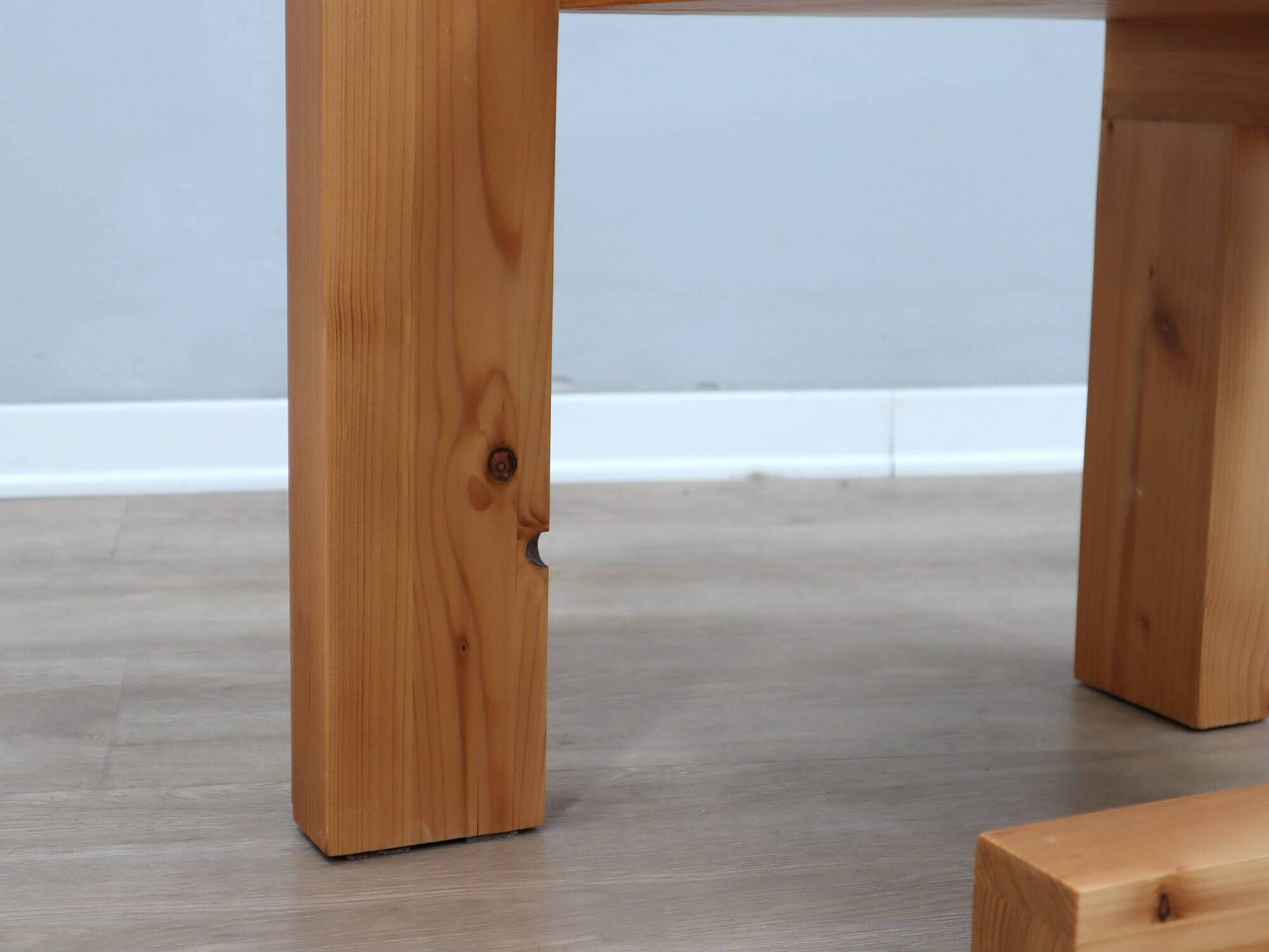 1980s Steltman Chair larch wood by Gerrit Rietveld