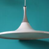 Suspension blanche vintage "Jeka"Danemark 1970