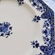 Ironstone serving dish Longchamp model Rouen 19th century