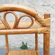 Rattan and bamboo bedside table