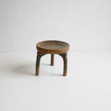 Wa-Hehe tribal carved tripod stool, Tanzania 1950s