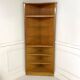 Vintage corner display bookshelf