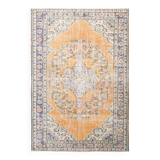 7x10 Vintage Geometric Style Traditional Orientel Carpet, 200x298 Cm