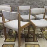 Set of 6 vintage chairs 1970
