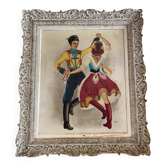 Ancient table, folk dance, A. Guillaud (1948)