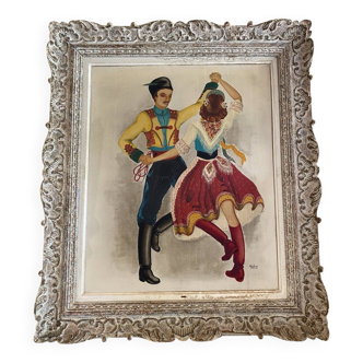 Ancient table, folk dance, A. Guillaud (1948)