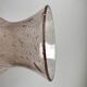 Bubbled glass vase from biot rose 60s-70s