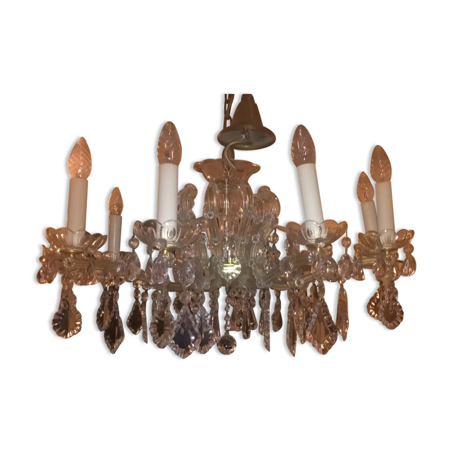 Marie-Therese's 10-armed light chandelier