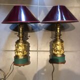 Pair of lamp old