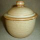 Covered sugar bowl in stoneware CNP Village France