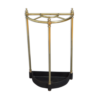 Victorian brass umbrella stand