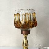 Lampe en verre Oberglass, Vienne années 70