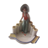 Cendrier porcelaine publicitaire ,bords de mer