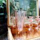 Lot of 8 Champagne flutes Luminarc Arcoroc Rosaline