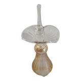 Blown glass perfume bottle