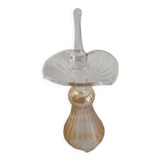 Blown glass perfume bottle