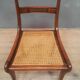 Caned chair from the nineteenth century.