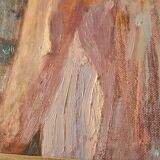 Huile sur toile par Jean Pesce Le Miroir