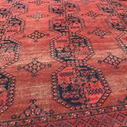 Large carpet former Turkmen afghan handmade 286 X 342 CM