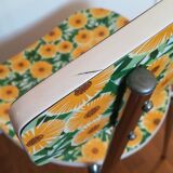 Chaise formica motif fleurs