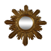 Mirror soleil golden wood 60/70