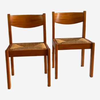 Pair of vintage chairs Maison Regain