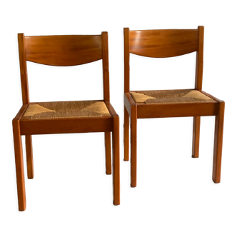 Pair of vintage chairs Maison Regain