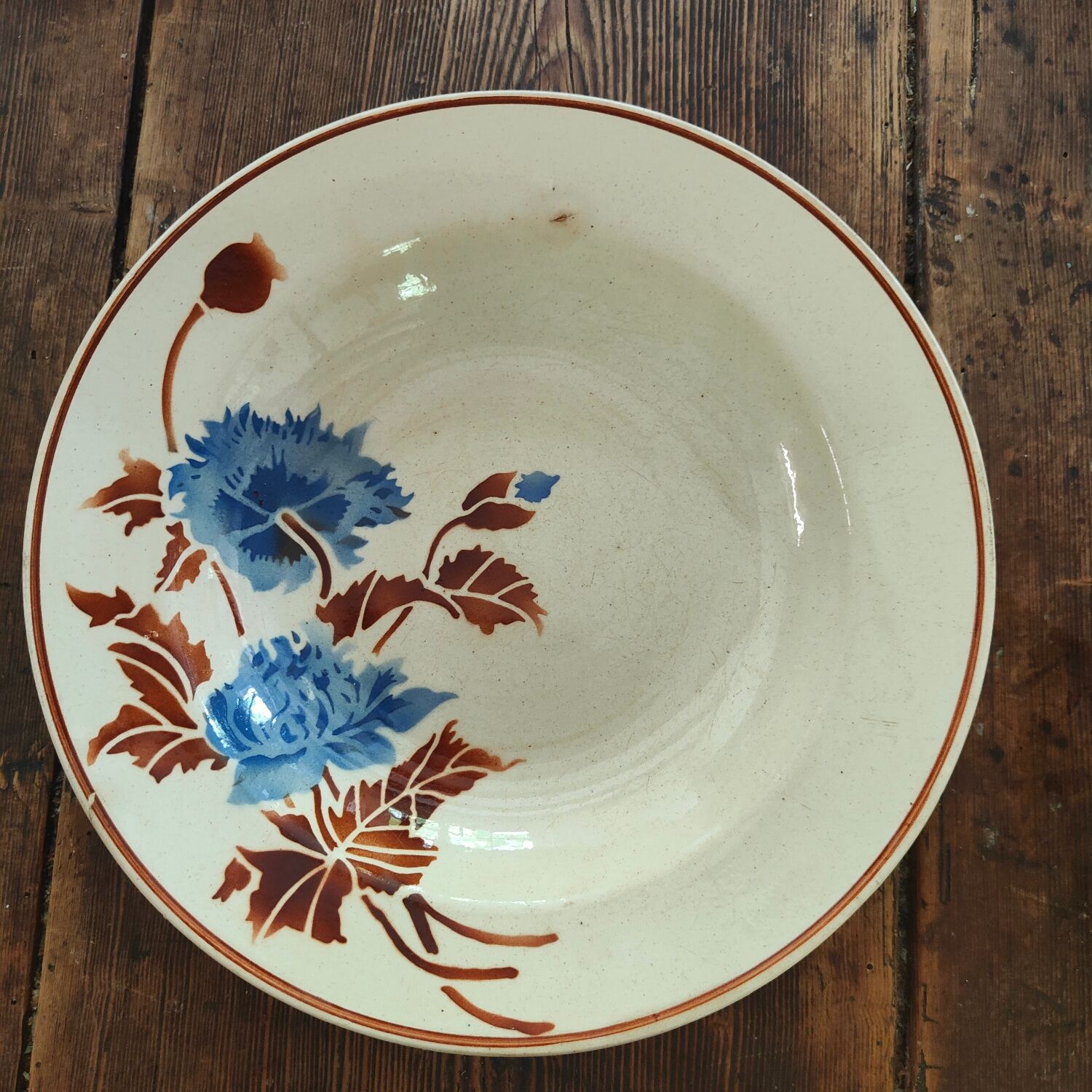 Creil Montereau hollow plates