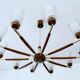 Large Vintage Scandinavian Pendant Light 60s