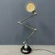 3 arm vespa green patina Jieldé lamp on cast iron base