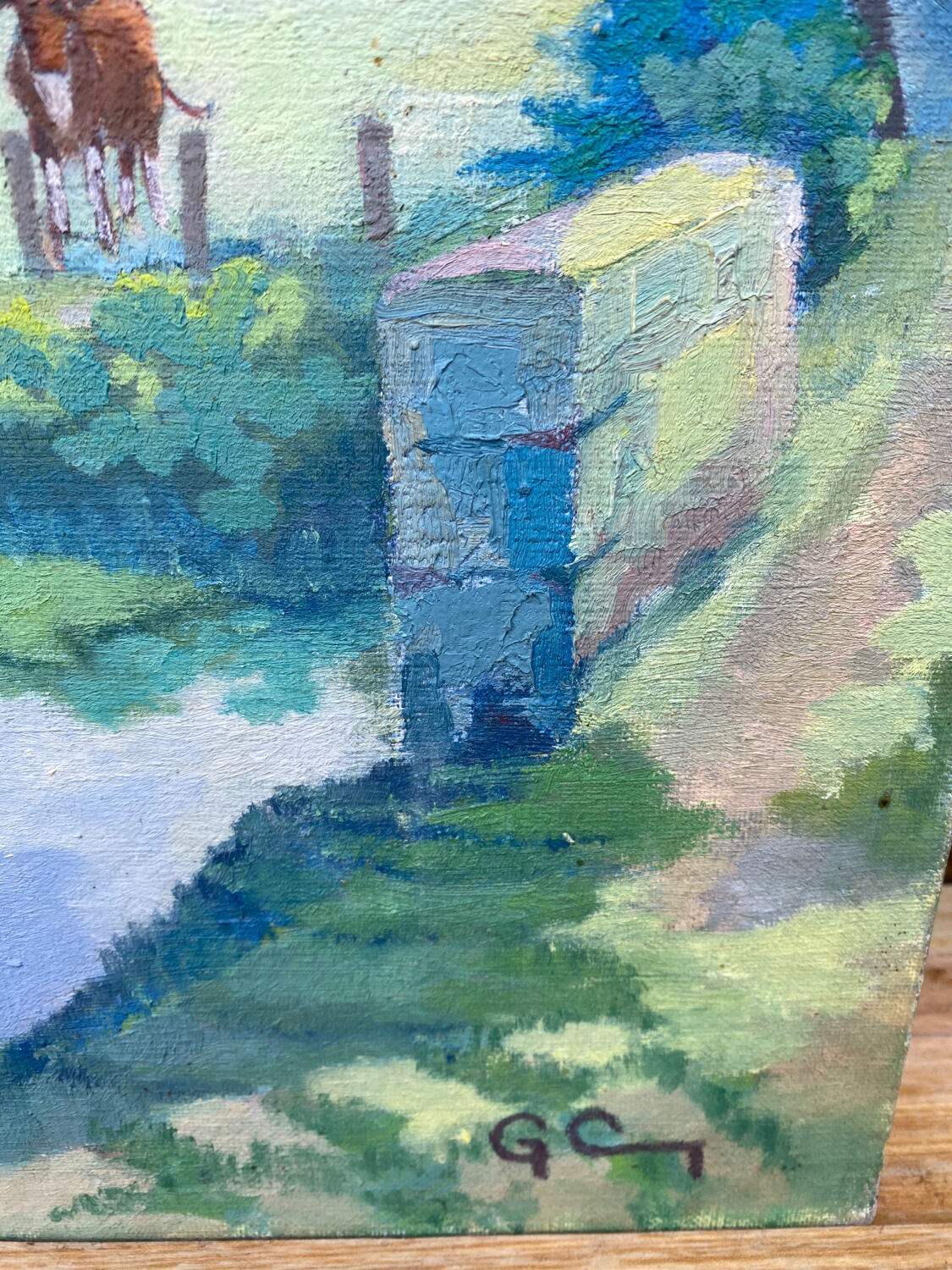 Landscape signed Charlot 1969-1973